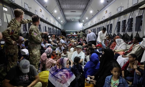 A British RAF evacuation flight bound for Larnaca, Cyprus, offers a way out for those looking to escape escalating violence in Sudan