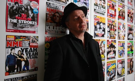 Nick Kent at the NME offices in London in 2010.