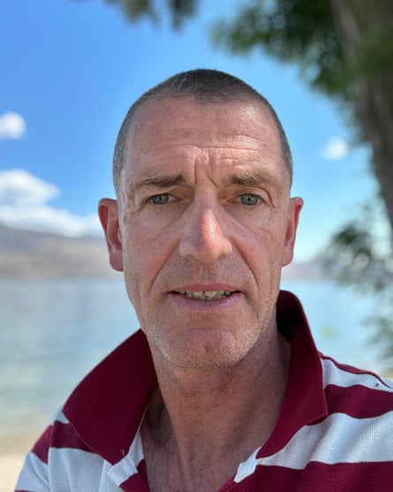 Portrait of Roger Newman, who was infected with HIV via dirty blood