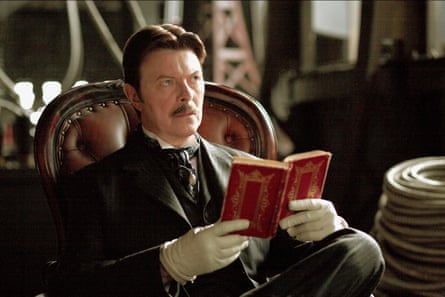 David Bowie as Nikola Tesla in Christopher Nolan’s The Prestige (2006).