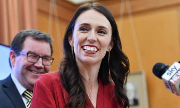 Jacinda Ardern speaks at a press conference at Parliament on Thursday after outgoing New Zealand PM Bill English conceded defeat.
