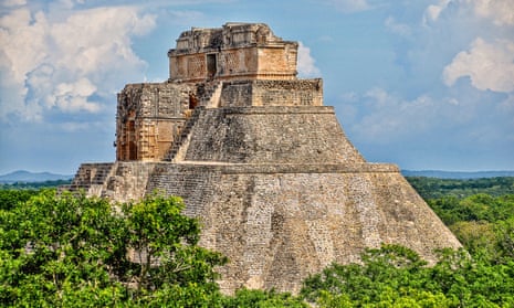 The Pyramid of the Magician at Uxmal on Mexico’s Yucatán peninsula.