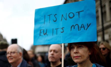 A message from a marcher: It's not EU it's May