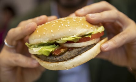 Burger King’s plant-based Rebel Whopper.