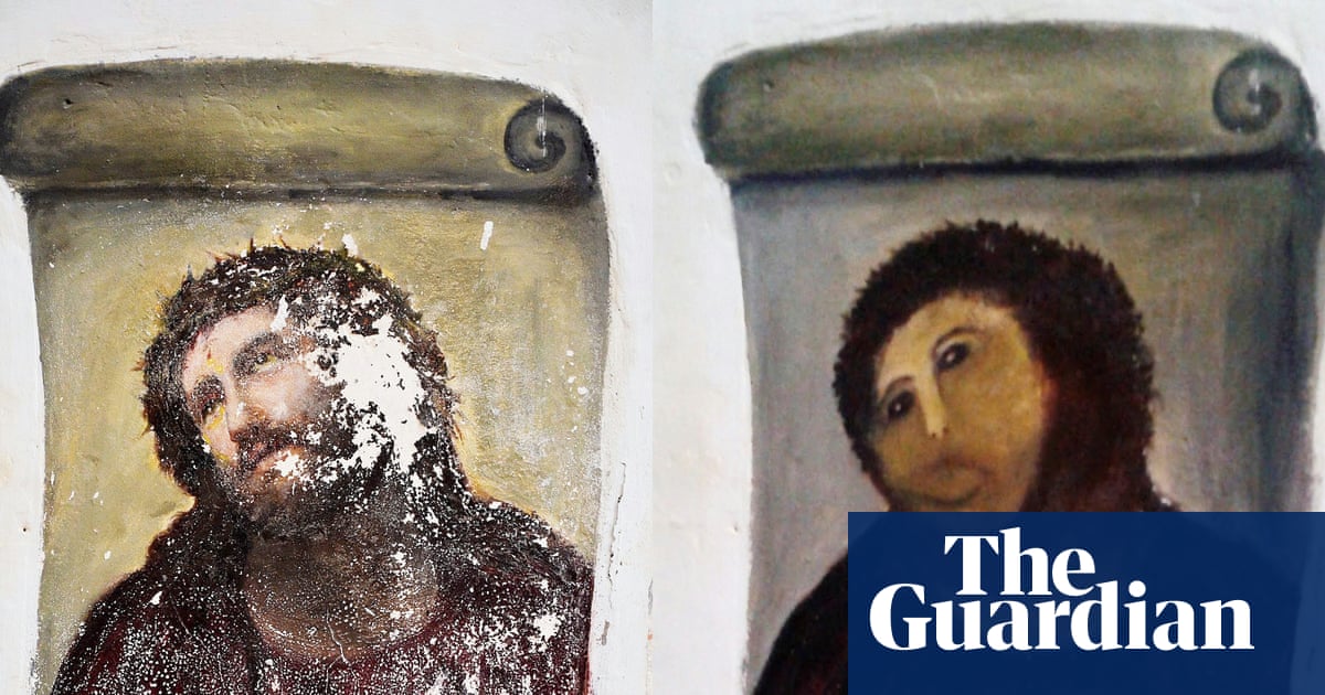 Cecilia Gimenez, famed for Monkey Christ' mural mishap, dies at 94