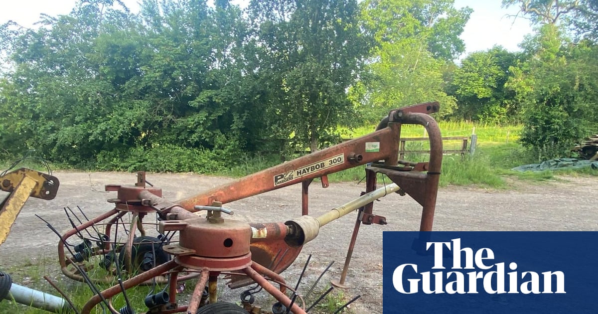 Country diary: A plough, a haybale – who would live in a house like this? | Nicola Chester