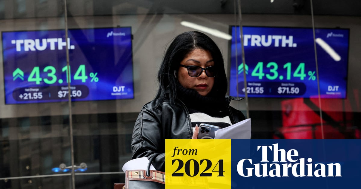 How can Donald Trump’s loss-making Truth Social be worth $9bn?