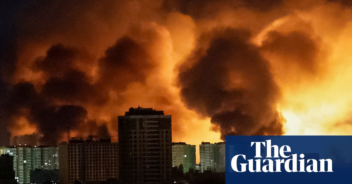 Russia launches one of biggest drone attacks on Kyiv since start of war