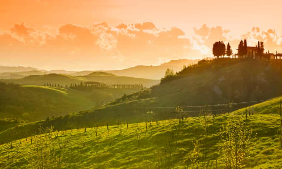 Landscape near Montaione, Tuscany