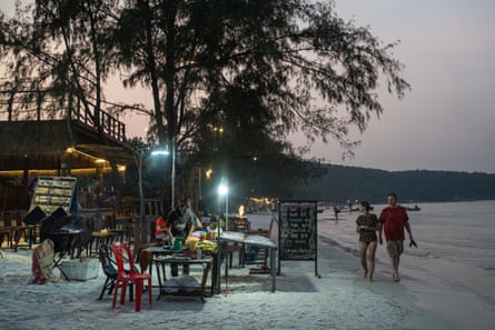 Saracen Bay on the island of Koh Rong Sanloem, Preah Sihanouk province, Cambodia.