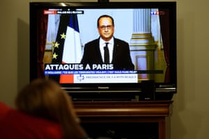 Francois Hollande addresses France after the deadly gun and bomb attacks in Paris. The killings cast an inevitable and appropriate pall over the G20.