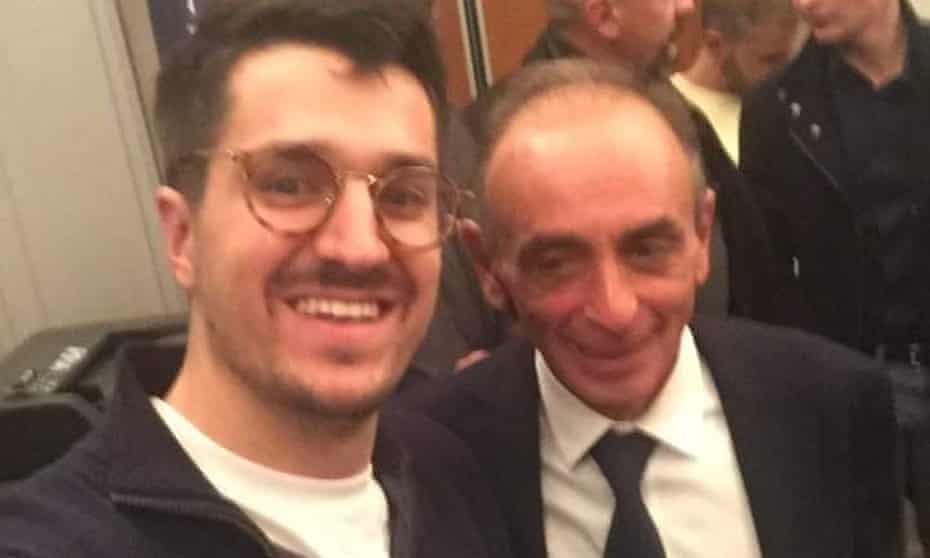 Vincent Bresson's selfie with Éric Zemmour