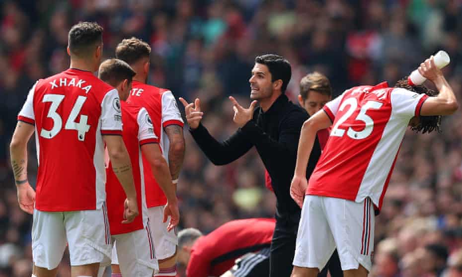 Mikel Arteta hopes Arsenal can stay off rollercoaster during run-in | Arsenal | The Guardian