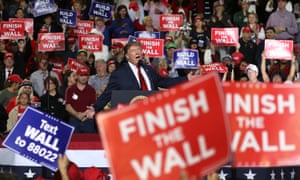 A Donald Trump rally in El Paso, Texas, in February 2019.