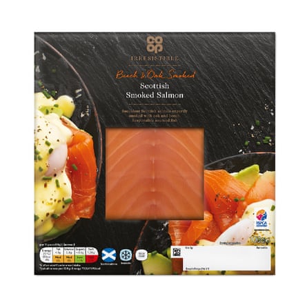 Co-op Irresistible Beech and Oak Smoked Scottish Smoked Salmon 100g