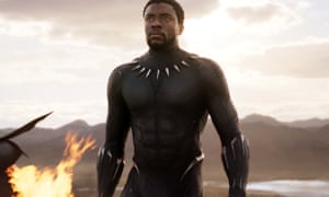 Chadwick Boseman in Black Panther.