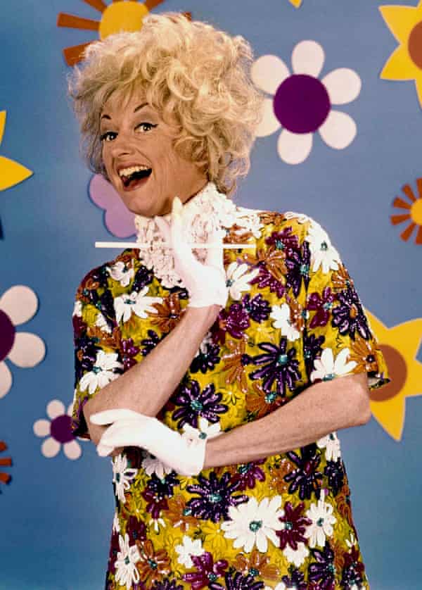 Not allowed to be beautiful … Phyllis Diller, the first female comic superstar, wore a sack dress to hide her ‘great figure’.