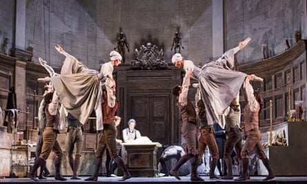 A scene from Frankenstein at the Royal Opera House.