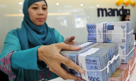 Indonesia rupiah fell more than 5% on Friday, prompting the central bank to intervene.