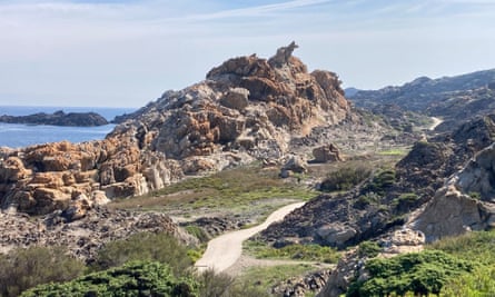 Striking rock formations in Cap de Creus.