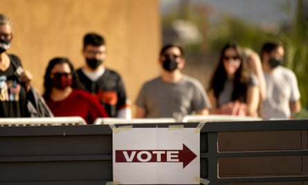 A polling station in Mesa, Arizona.