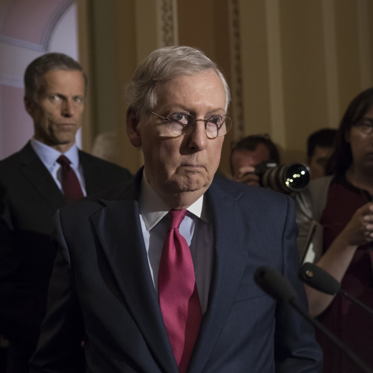 Get Back To Work Trump S Vacation Message To Mitch Mcconnell Us News The Guardian