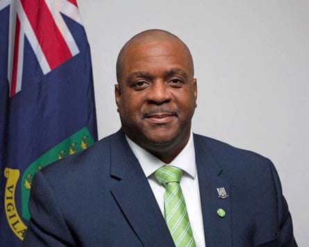 Former British Virgin Islands premier Andrew Fahie.