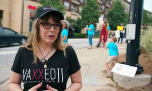 A grassroots anti-vaccine campaigner in Atlanta, Georgia, who is featured in the film.