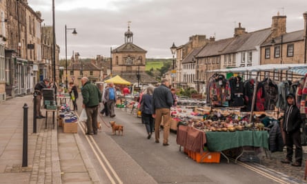 Market time astatine Barnard Castle.