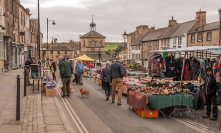 Market day at Barnard Castle.