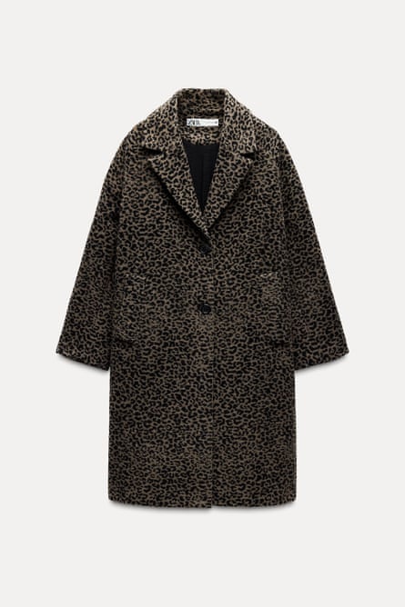 Leopard print coat