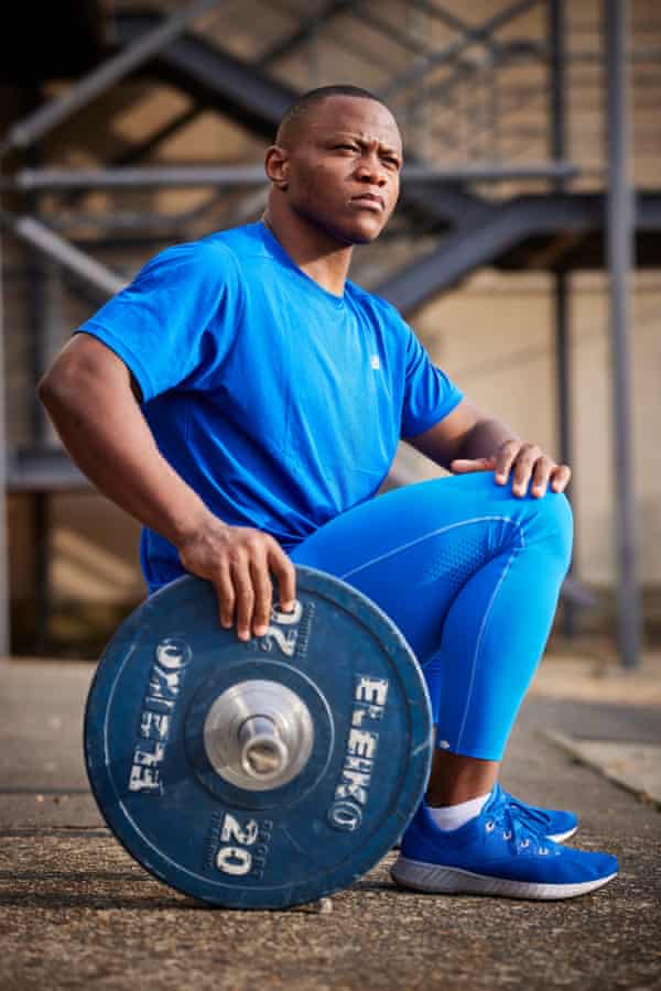 Cyrille Tchatchet, refugee weightlifter.
