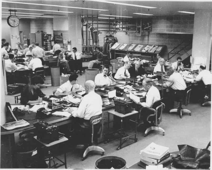 Washington Star newsroom in Chasing History