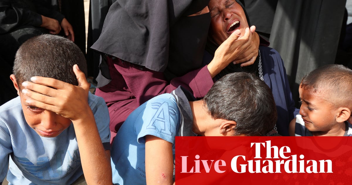 People waiting for aid among dozens reported killed by Israeli forces in Gaza Middle East crisis live