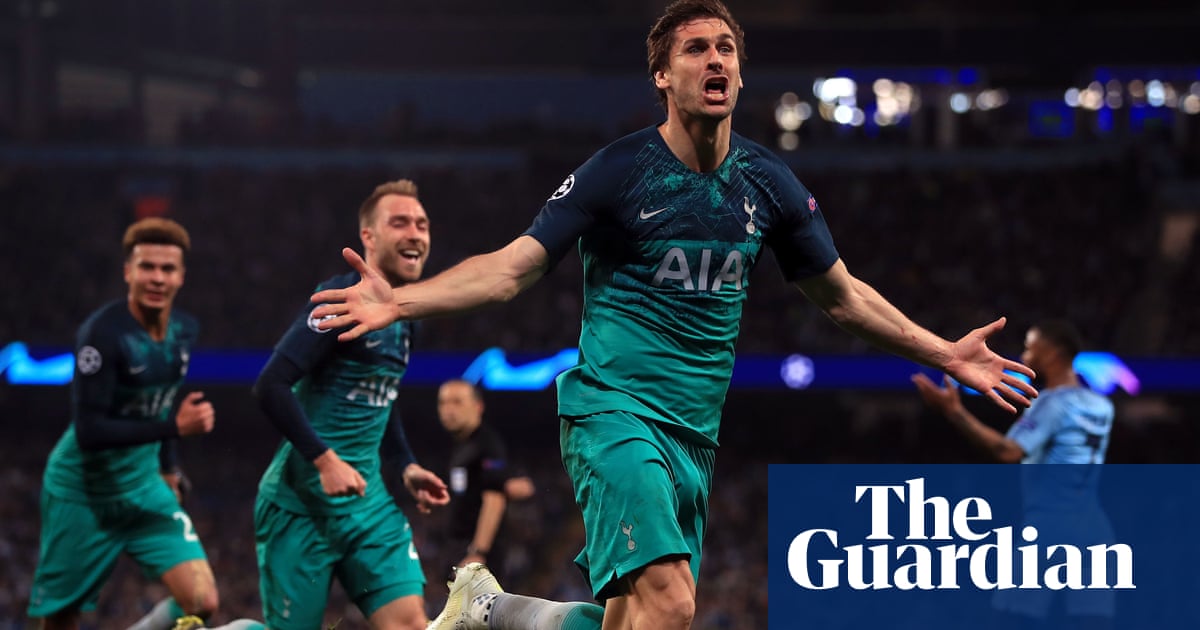 Tottenham Win Champions League Epic As Llorente Stuns Manchester City Football The Guardian