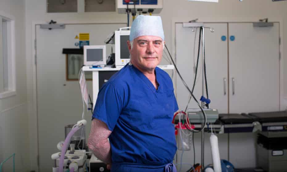 Surgeon Phil Thomas from the Nuffield hospital in Brighton.