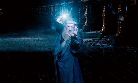 Michael Gambon in Harry Potter and the Order of the Phoenix.