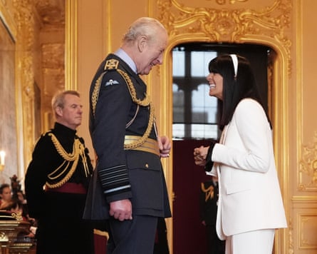 Claudia Winkleman and King Charles III