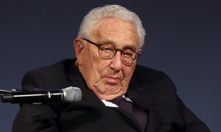 Henry Kissinger, avbildad 2020. Den tidigare amerikanska utrikesministern har deltagit i Bilderbergkonferenser sedan 1957.