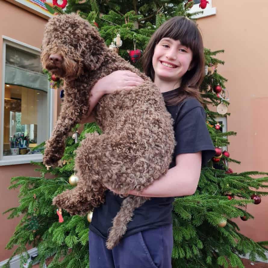 Martha Turgoose and Bruno.