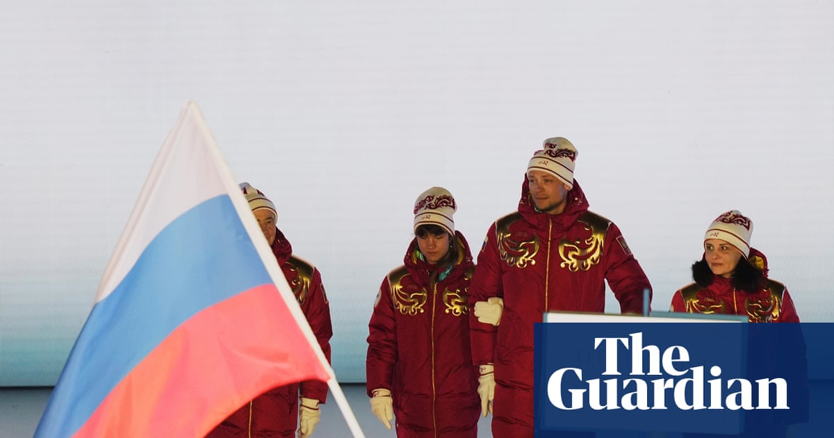 Russian flag met largely by silence at opening ceremony of Winter Paralympics