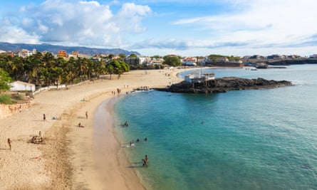 Tarrafal beach onn Santiago island in Cape Verde - Cabo Verde