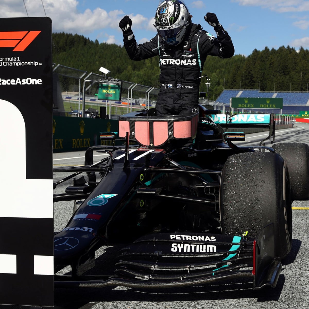 Valtteri Bottas Wins F1 Austrian Grand Prix After Hamilton Suffers Penalty Lewis Hamilton The Guardian
