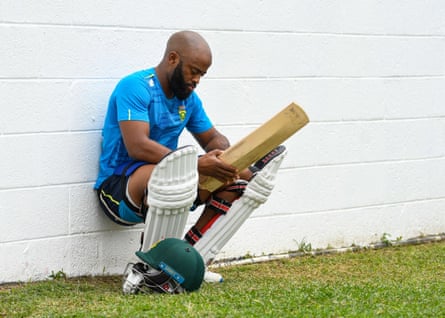 Temba Bavuma in Saint Lucia during South Africa's 2021 tour of West Indies