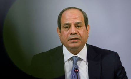エジプト大統領のアブデル・ファタハ・アル・シシ。