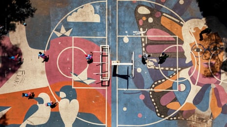 A drone position shows a painted shot transportation successful nan Tlatelolco lodging analyzable