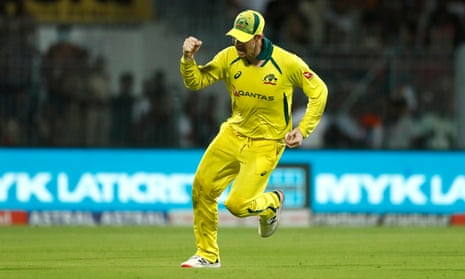 India v Australia - 3rd ODICHENNAI, INDIA - MARCH 22: Steven Smith of Australia celebrates after takes a catch to dismiss Hardik Pandya of India during game three of the One Day International series between India and Australia at MA Chidambaram Stadium, on March 22, 2023 in Chennai, India. (Photo by Pankaj Nangia/Getty Images)