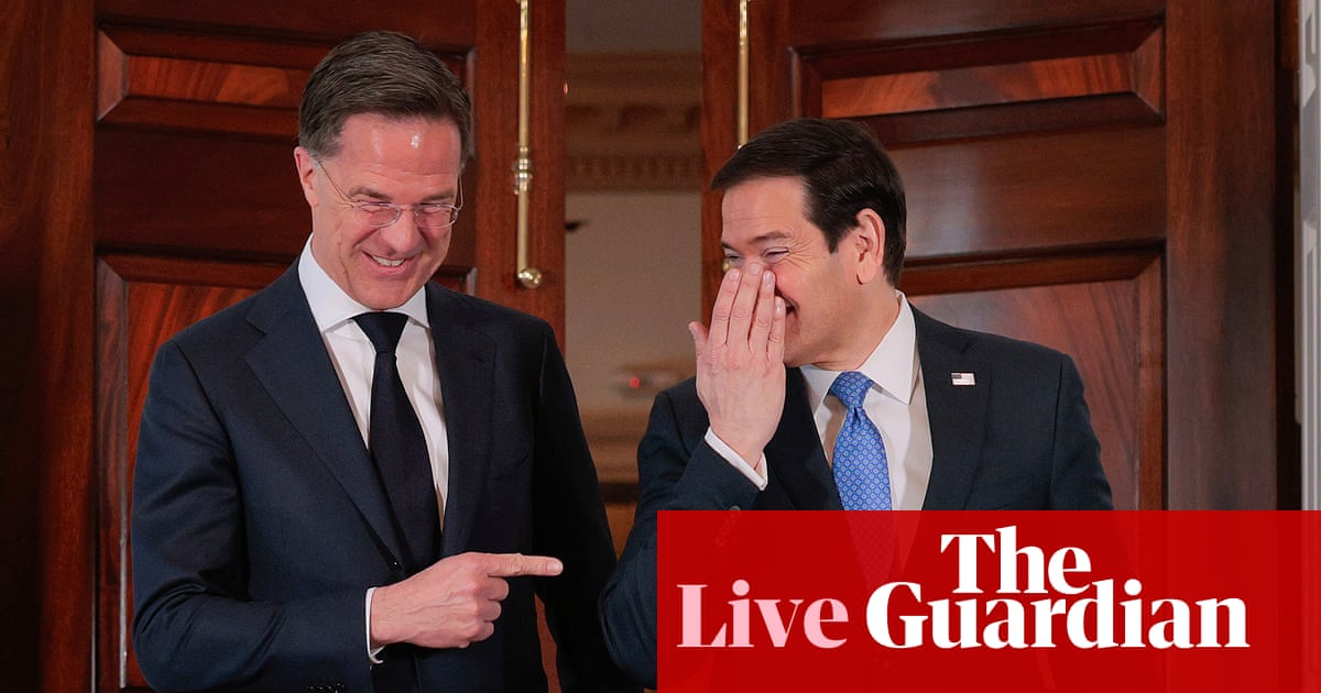 Nato ‘wasn’t there’ over Iran, Trump says after tense meeting with Rutte – Europe live