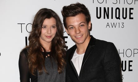 Story of his life: Louis Tomlinson with partner Eleanor Calder in 2013.