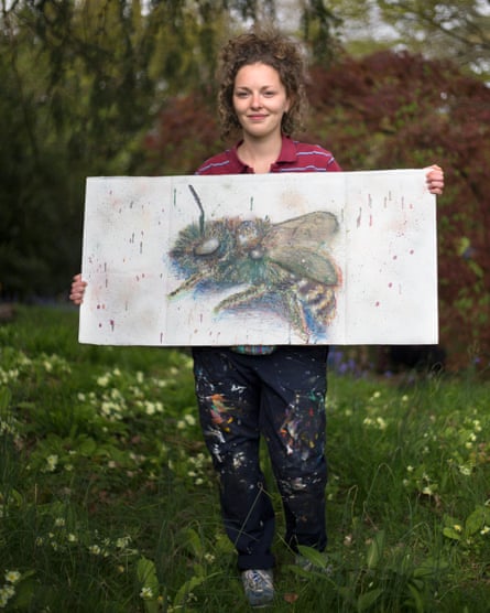 Freya Cohen’s pollinator artowrk for Grow Wild